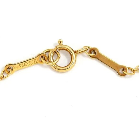 Tiffany & Co. Mini Teardrop Diamond .25ct Necklace 16" 18k Yellow Gold - Picture 5 of 7